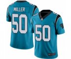 Carolina Panthers #50 Christian Miller Blue Alternate Vapor Untouchable Limited Player Football Jersey