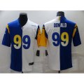 Los Angeles Rams #99 Aaron Donald Blue-White Nike Fashion Football Jersey