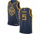 Golden State Warriors #5 Kevon Looney Authentic Navy Blue Basketball Jersey - City Edition