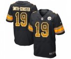 Pittsburgh Steelers #19 JuJu Smith-Schuster Elite Black Home Drift Fashion Football Jersey