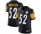 Pittsburgh Steelers #52 Mike Webster Black Team Color Vapor Untouchable Limited Player Football Jersey