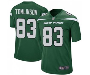 New York Jets #83 Eric Tomlinson Game Green Team Color Football Jersey