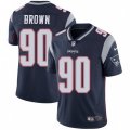 New England Patriots #90 Malcom Brown Navy Blue Team Color Vapor Untouchable Limited Player NFL Jersey