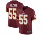 Washington Redskins #55 Cole Holcomb Burgundy Red Team Color Vapor Untouchable Limited Player Football Jersey