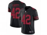 San Francisco 49ers #42 Ronnie Lott Vapor Untouchable Limited Black NFL Jersey