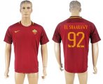 2017-18 Roma 92 EL SHAARAWY Home Thailand Soccer Jersey