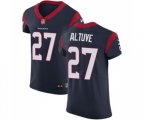 Houston Texans #27 Jose Altuve Navy Blue Team Color Vapor Untouchable Elite Player Football Jersey