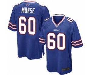 Buffalo Bills #60 Mitch Morse Game Royal Blue Team Color Football Jersey