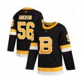 Boston Bruins #56 Axel Andersson Authentic Black Alternate Hockey Jersey