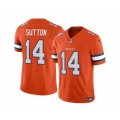 Denver Broncos #14 Courtland Sutton Orange 2023 F.U.S.E. Vapor Untouchable Football Stitched Jersey