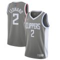 Los Angeles Clippers #2 Kawhi Leonard Earned Edition Gray Stitched Basketball Jersey.webp