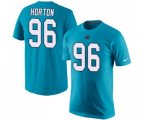 Carolina Panthers #96 Wes Horton Blue Rush Pride Name & Number T-Shirt