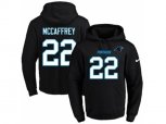 Carolina Panthers #22 Christian McCaffrey Black Name & Number Pullover NFL Hoodie