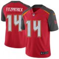 Tampa Bay Buccaneers #14 Ryan Fitzpatrick Limited Red Rush Drift Fashion NFL Jersey