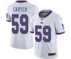 New York Giants #59 Lorenzo Carter Elite White Rush Vapor Untouchable NFL Jersey