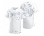 Don Sutton Los Angeles Dodgers White Awards Collection Retirement Jersey
