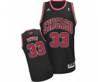 Adidas Chicago Bulls #33 Scottie Pippen Swingman Black Alternate NBA Jersey