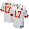 Kansas City Chiefs #17 Chris Conley Game White NFL Jersey