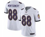 Baltimore Ravens #88 Ty Montgomery White Vapor Untouchable Limited Player NFL Jersey