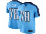 Tennessee Titans #78 Curley Culp Limited Light Blue Rush Vapor Untouchable NFL Jersey