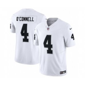 Las Vegas Raiders #4 Aidan O\'Connell White 2023 F.U.S.E Vapor Untouchable Stitched Football Jersey