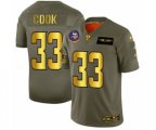 Minnesota Vikings #33 Dalvin Cook Limited Olive Gold 2019 Salute to Service Football Jersey