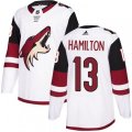 Arizona Coyotes #13 Freddie Hamilton Authentic White Away NHL Jersey