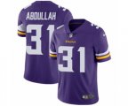 Minnesota Vikings #31 Ameer Abdullah Purple Team Color Vapor Untouchable Limited Player NFL Jersey