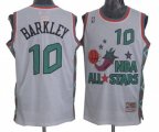 Phoenix Suns #10 Charles Barkley Swingman White 1996 All star Throwback Basketball Jersey