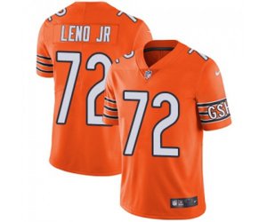 Chicago Bears #72 Charles Leno Orange Alternate Vapor Untouchable Limited Player Football Jersey