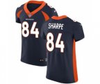 Denver Broncos #84 Shannon Sharpe Navy Blue Alternate Vapor Untouchable Elite Player Football Jersey