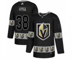 Vegas Golden Knights #38 Tomas Hyka Authentic Black Team Logo Fashion NHL Jersey