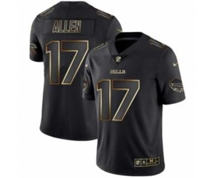 Buffalo Bills #17 Josh Allen Black Golden Edition 2019 Vapor Untouchable Limited Jersey