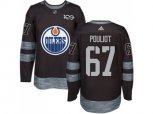 Edmonton Oilers #67 Benoit Pouliot Black 1917-2017 100th Anniversary Stitched NHL Jersey