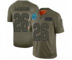 Carolina Panthers #26 Donte Jackson Limited Camo 2019 Salute to Service Football Jersey