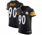 Pittsburgh Steelers #90 T. J. Watt Black Team Color Vapor Untouchable Elite Player Football Jersey