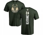 Milwaukee Bucks #24 Pat Connaughton Green Backer T-Shirt