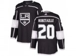 Los Angeles Kings #20 Luc Robitaille Black Home Authentic Stitched NHL Jersey