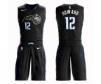 Orlando Magic #12 Dwight Howard Swingman Black Basketball Suit Jersey - City Edition