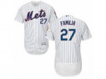 New York Mets #27 Jeurys Familia White Flexbase Authentic Collection MLB Jersey