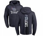 Tennessee Titans #33 Dion Lewis Navy Blue Backer Pullover Hoodie