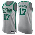 Boston Celtics #17 John Havlicek Authentic Gray NBA Jersey - City Edition