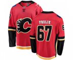 Calgary Flames #67 Michael Frolik Fanatics Branded Red Home Breakaway Hockey Jersey
