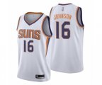 Phoenix Suns #16 Tyler Johnson Swingman White Basketball Jersey - Association Edition