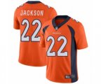 Denver Broncos #22 Kareem Jackson Orange Team Color Vapor Untouchable Limited Player Football Jersey