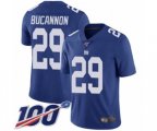 New York Giants #29 Deone Bucannon Royal Blue Team Color Vapor Untouchable Limited Player 100th Season Football Jersey