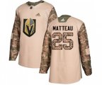 Vegas Golden Knights #25 Stefan Matteau Authentic Camo Veterans Day Practice NHL Jersey