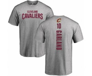 Cleveland Cavaliers #10 Darius Garland Ash Backer T-Shirt