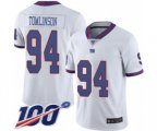 New York Giants #94 Dalvin Tomlinson Limited White Rush Vapor Untouchable 100th Season Football Jersey