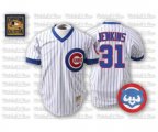 Chicago Cubs #31 Greg Maddux Authentic White Throwback Baseball Jersey